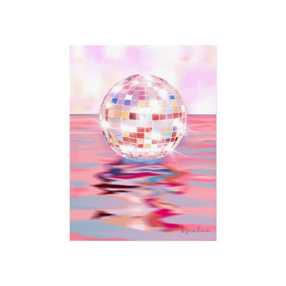 Disco Water Reflection Print