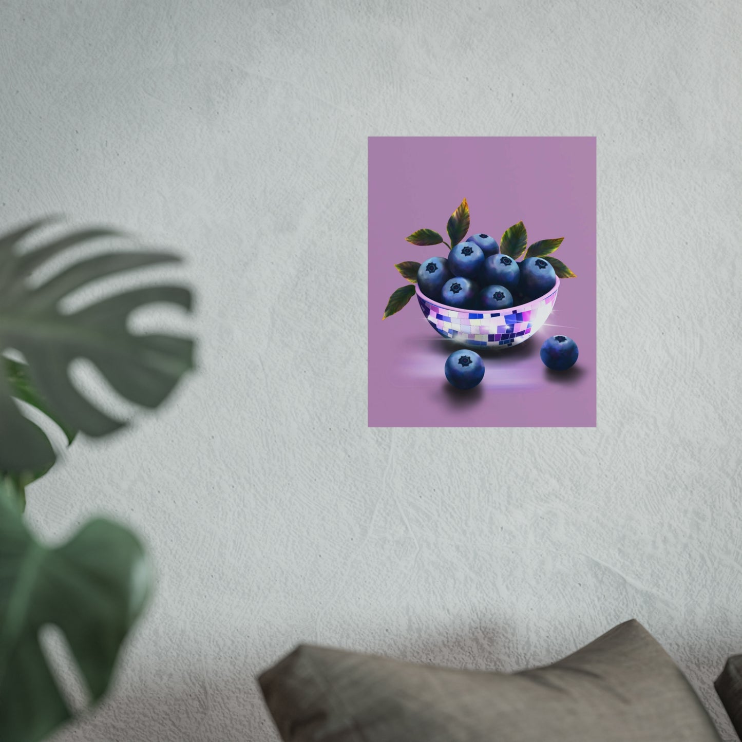 Disco Blueberry Print