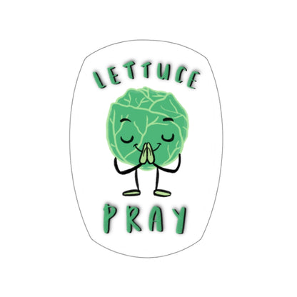 Lettuce Pray Sticker