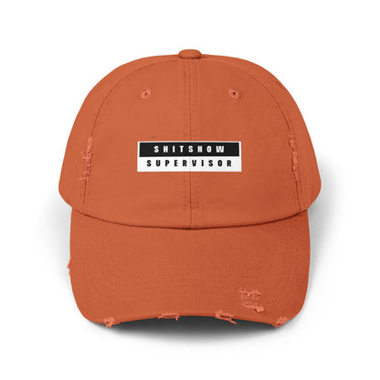 Shitshow Supervisor Distressed Hat