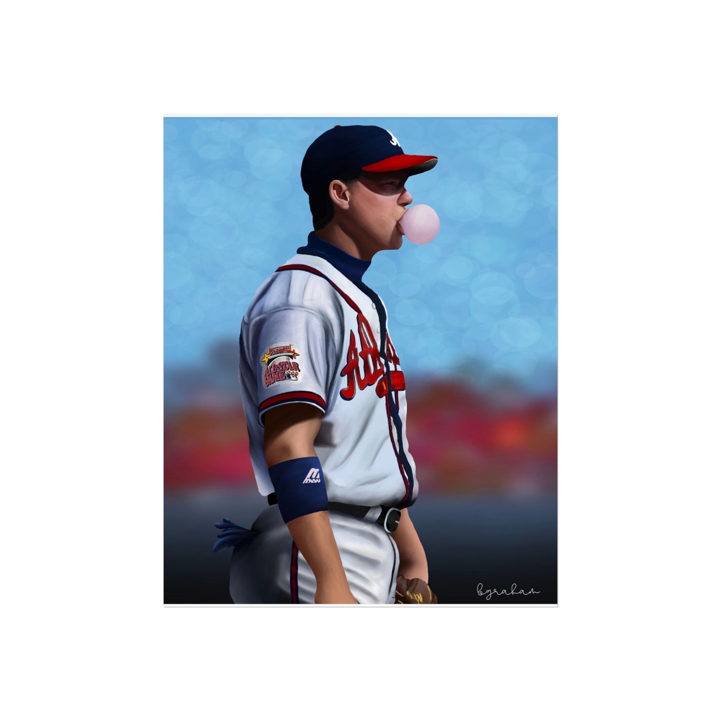 Chipper Jones Print