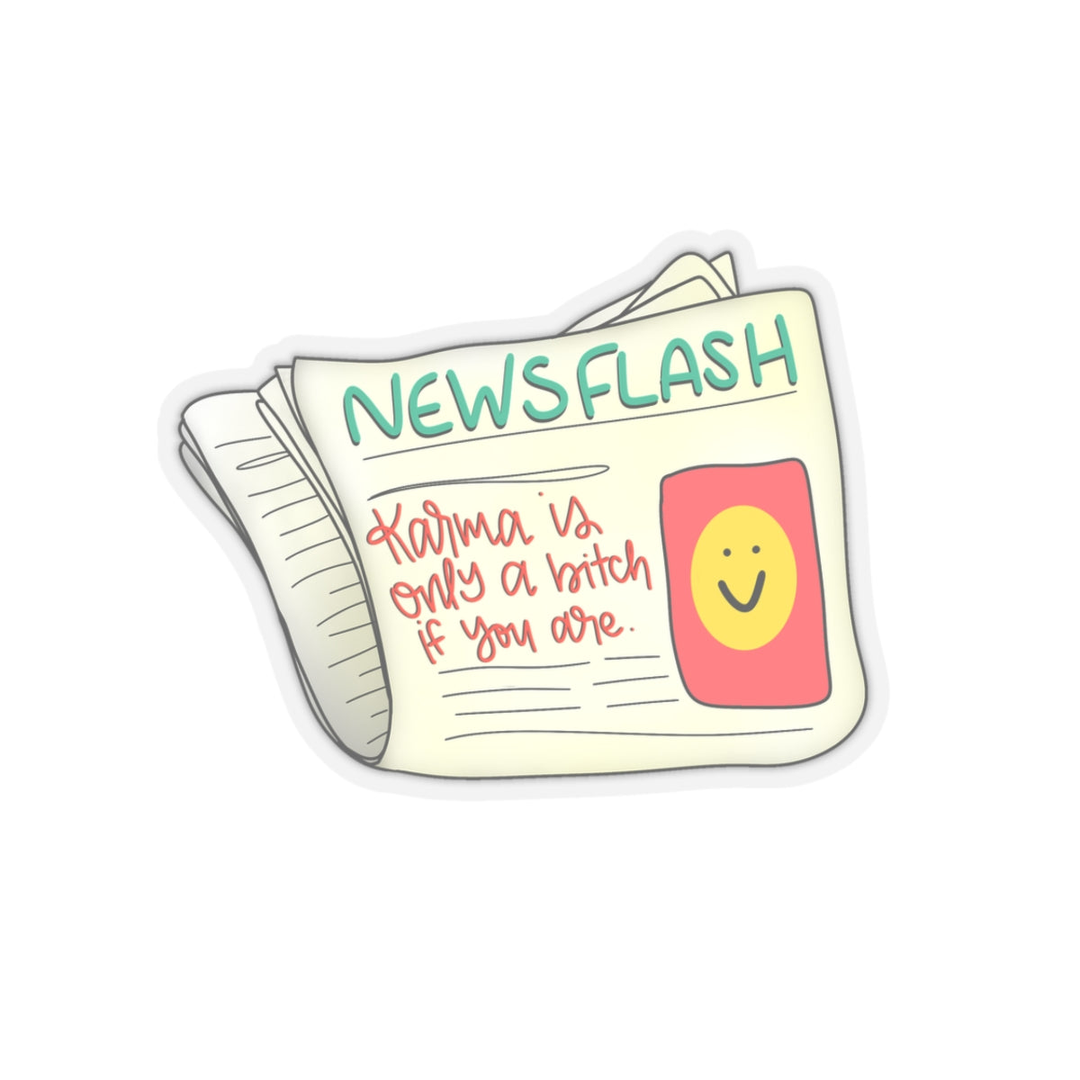 Newsflash Sticker