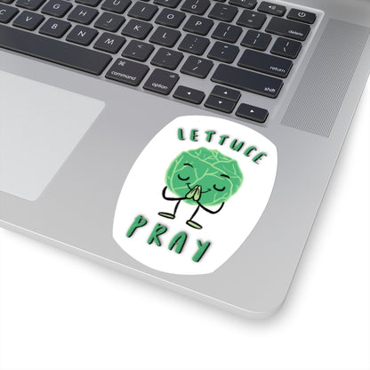 Lettuce Pray Sticker