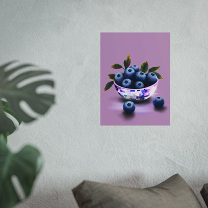 Disco Blueberry Print