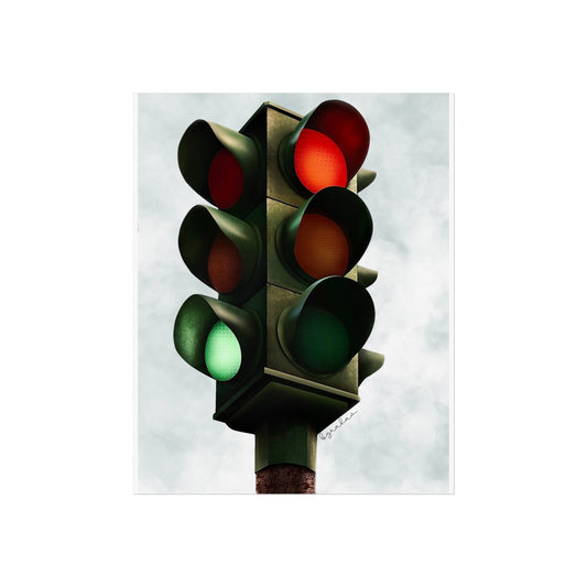 Traffic Light Print -Color