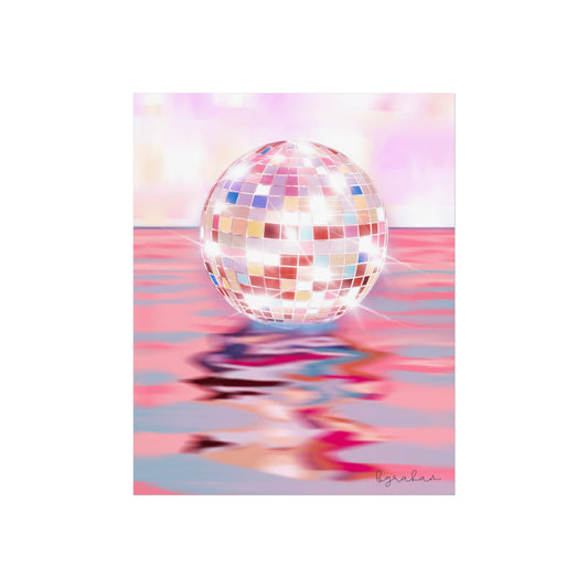 Disco Water Reflection Print