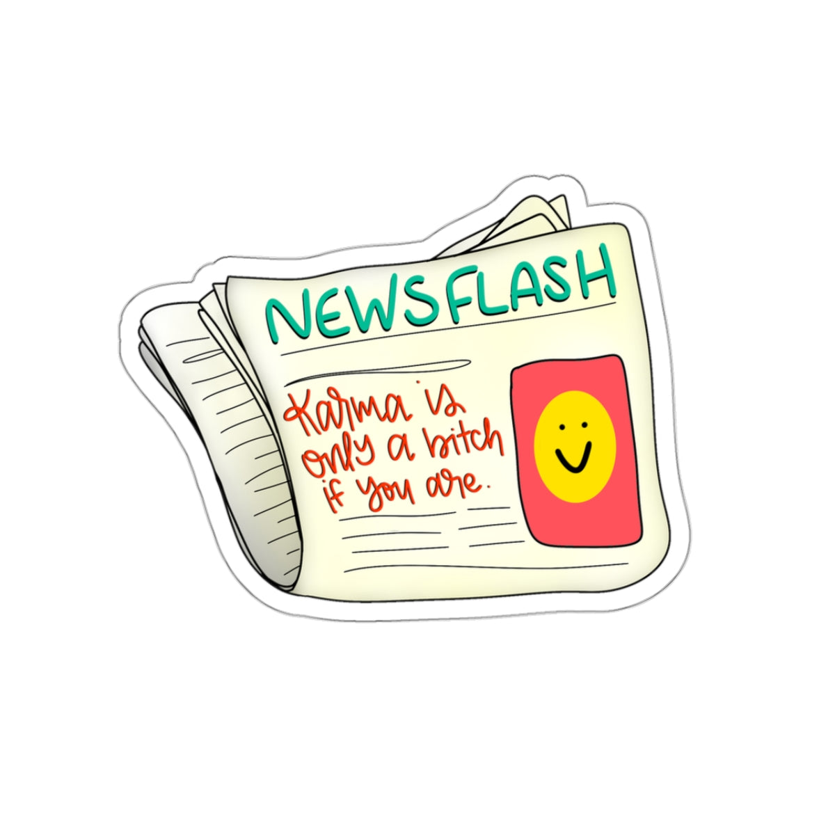 Newsflash Sticker