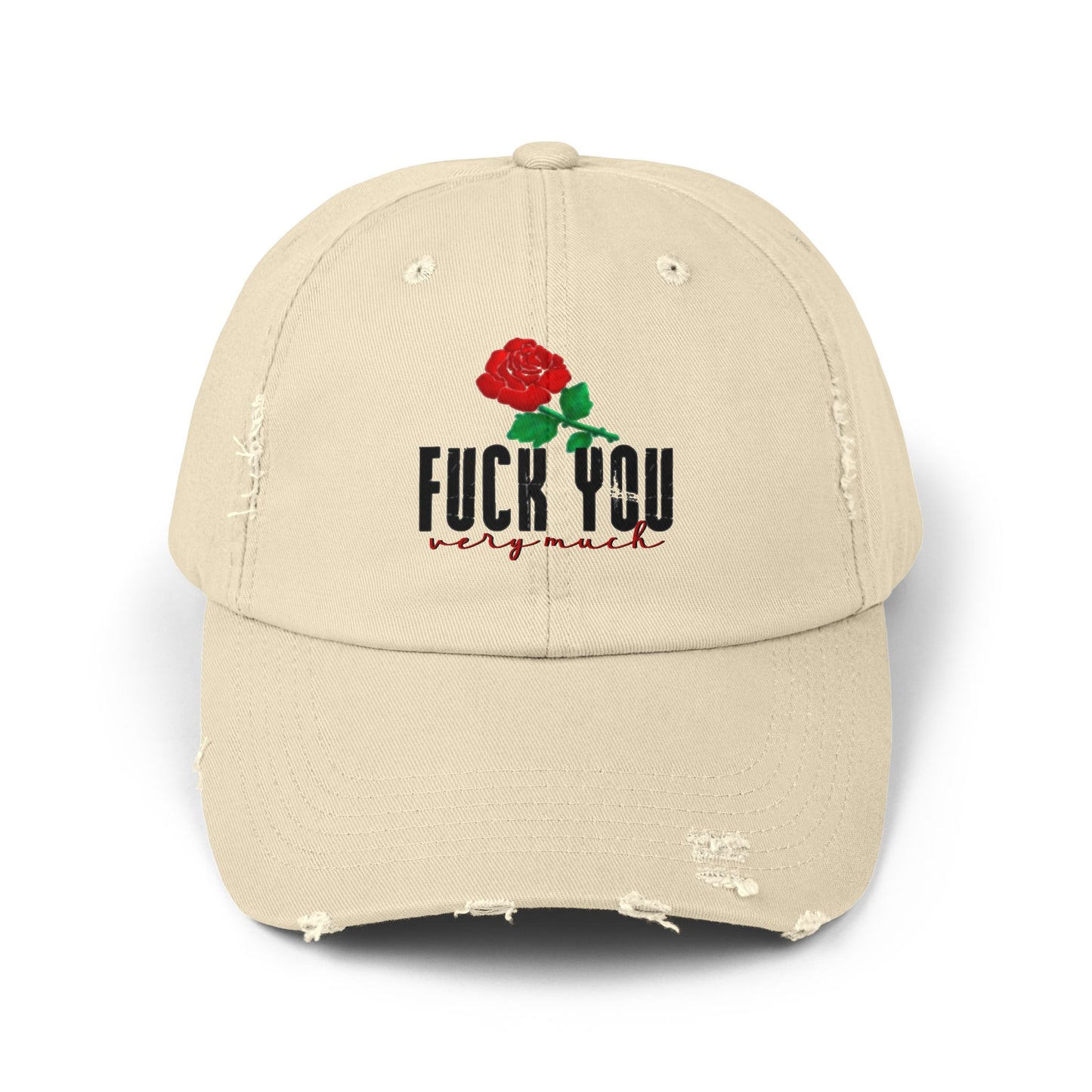 Fuck You Very Much Distressed Hat