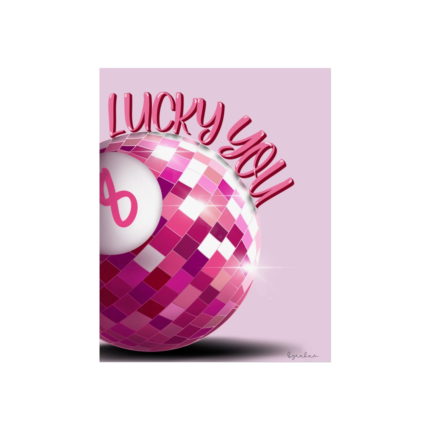 Disco Lucky You Print