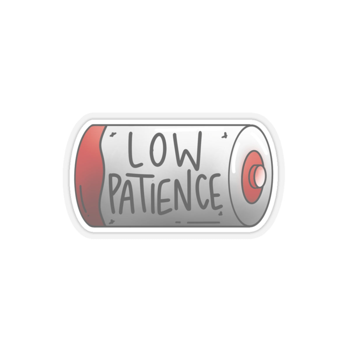 Low Patience Sticker