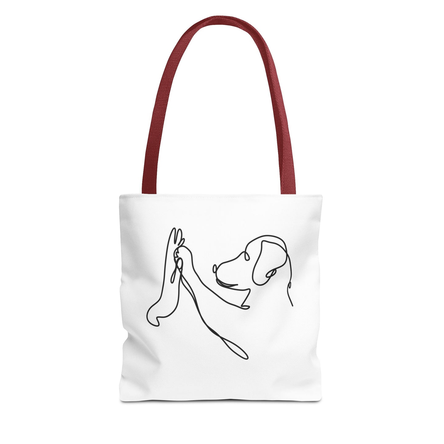 Dog High-five Tote Bag