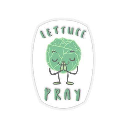 Lettuce Pray Sticker